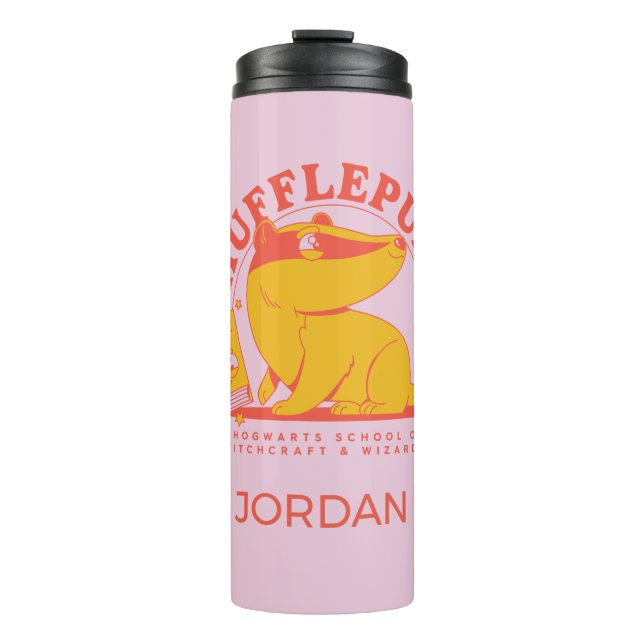 HARRY POTTER™ | Cute HUFFLEPUFF™ Thermal Tumbler (Front)