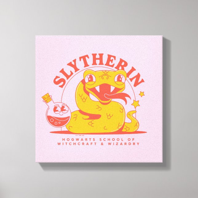 HARRY POTTER™ | Cute SLYTHERIN™ Hogwarts School Canvas Print (Front)