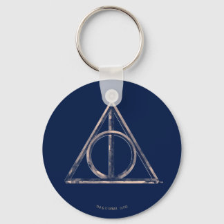 Harry Potter | Deathly Hallows Watercolor Keychain