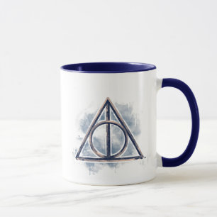Harry Potter   Deathly Hallows Watercolor Mug