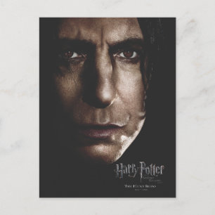 Harry Potter Deathly Hallows with Snape Tribute Postcard