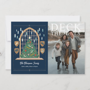 Harry Potter   Deck the Great Hall Photo Holiday Card