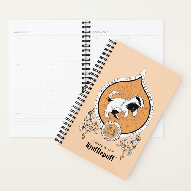 HARRY POTTER™ | Délicat croquis HUFLEPUFF™ Crest (Devant avec enveloppe)