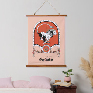 HARRY POTTER™   Delicate Sketch GRYFFINDOR™ Crest Hanging Tapestry