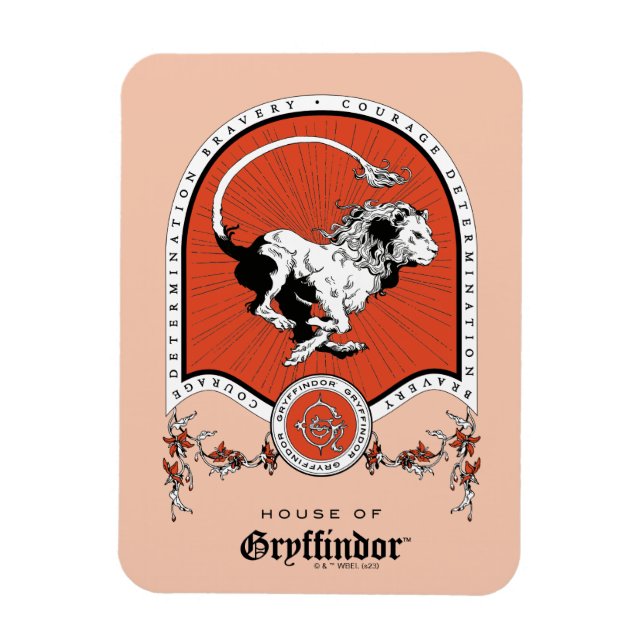 HARRY POTTER™ | Delicate Sketch GRYFFINDOR™ Crest Magnet (Vertical)