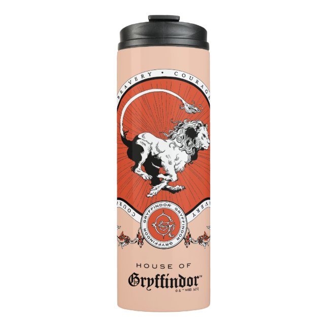 HARRY POTTER™ | Delicate Sketch GRYFFINDOR™ Crest Thermal Tumbler (Front)