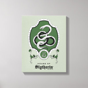 HARRY POTTER™   Delicate Sketch SLYTHERIN™ Crest Canvas Print