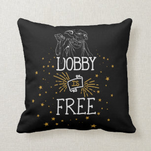 Harry Potter   Dobby Is Free Throw Pillow