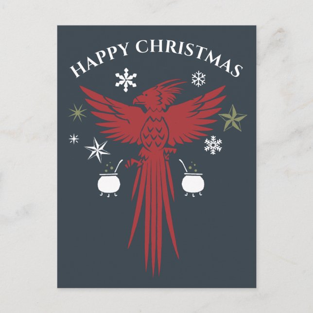 HARRY POTTER™ Fawkes & Cauldrons Holiday Graphic (Front)