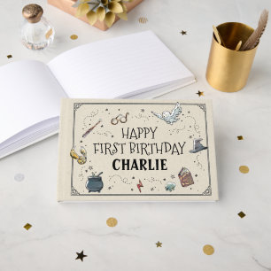 Harry Potter First Birthday Guest Book