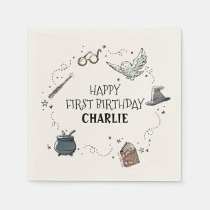 Harry Potter First Birthday Napkin