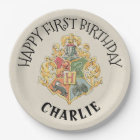 Harry Potter First Birthday Paper Plate