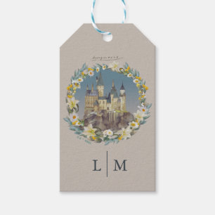 Harry Potter   Floral Hogwarts Castle Wedding Gift Tags