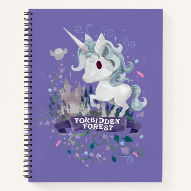 Harry Potter | Forbidden Forest Unicorn Graphic Notebook (Front)
