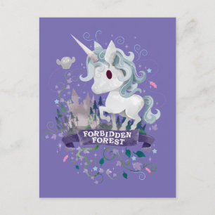 Harry Potter Forbidden Forest Unicorn Graphic Postcard