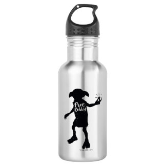 Harry Potter | "Free Dobby" Silhouette Typography 532 Ml Water Bottle