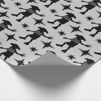 Harry Potter | "Free Dobby" Silhouette Typography Wrapping Paper