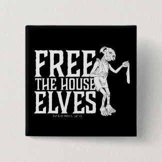Harry Potter | Free The House Elves 2 Inch Square Button