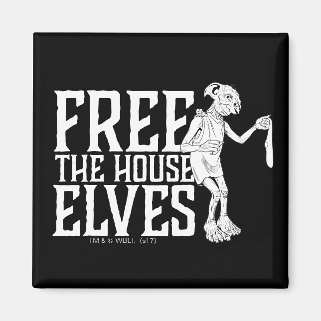 Harry Potter | Free The House Elves Magnet (Front)