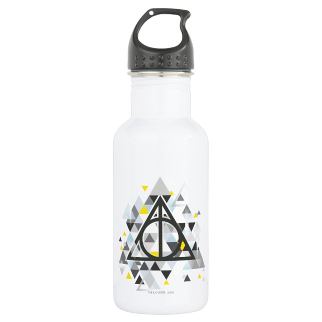 Harry Potter | Geometric Deathly Hallows Symbol 532 Ml Water Bottle (Front)
