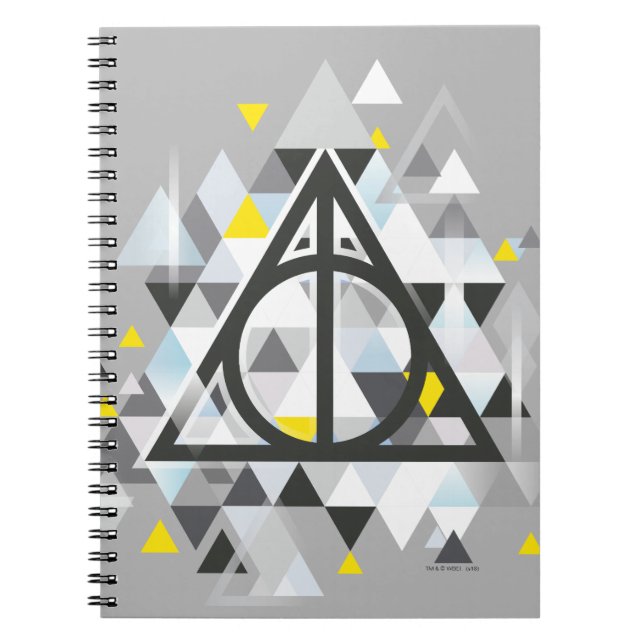 Harry Potter | Geometric Deathly Hallows Symbol Notebook (Front)