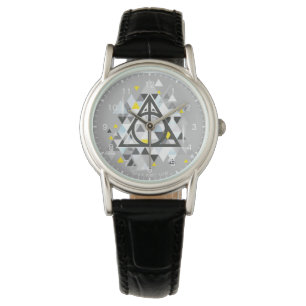 Harry Potter   Geometric Deathly Hallows Symbol Watch