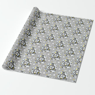Harry Potter | Geometric Deathly Hallows Symbol Wrapping Paper