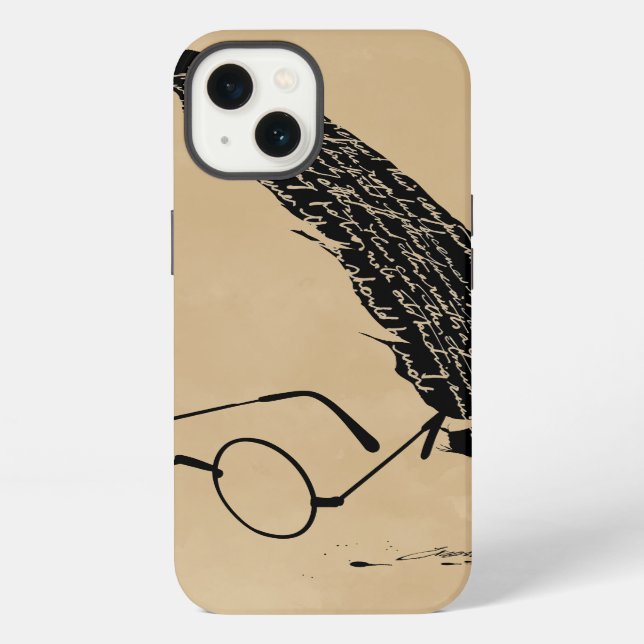 Harry Potter | Glasses And Quill iPhone Case (Back)