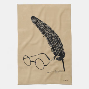 Harry Potter   Glasses And Quill Kitchen Towel