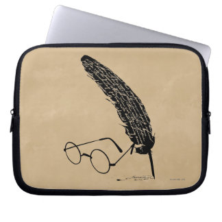 Harry Potter | Glasses And Quill Laptop Sleeve