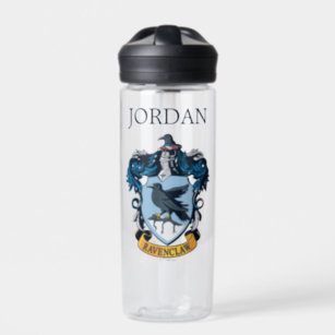 Harry Potter    Gothic Ravenclaw Crest   Add Name Water Bottle