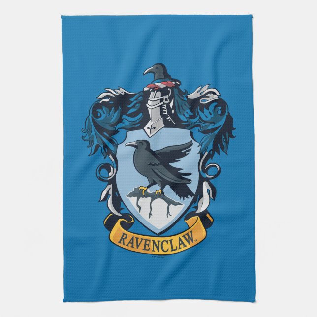 Harry Potter  | Gothic Ravenclaw Crest Kitchen Towel (Vertical)