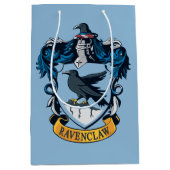 Harry Potter  | Gothic Ravenclaw Crest Medium Gift Bag (Front)