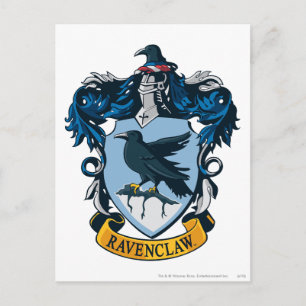 Harry Potter    Gothic Ravenclaw Crest Postcard