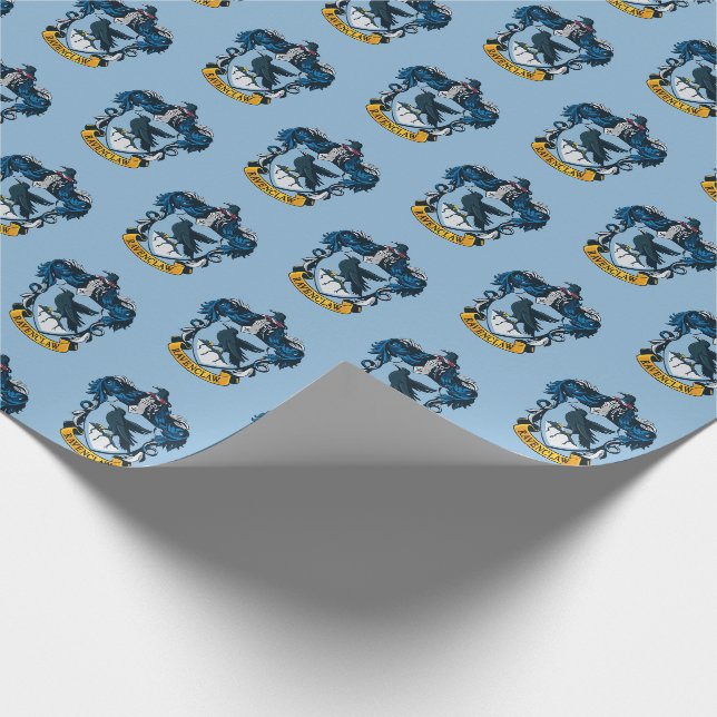 Harry Potter  | Gothic Ravenclaw Crest Wrapping Paper (Corner)