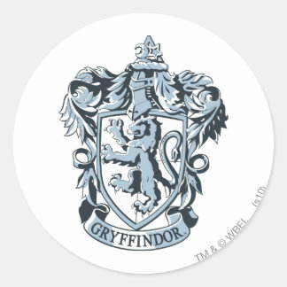 Harry Potter | Gryffindor Crest Blue Classic Round Sticker