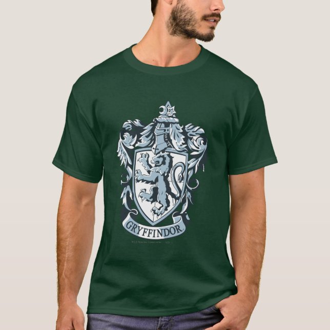 Harry Potter | Gryffindor Crest Blue T-Shirt (Front)