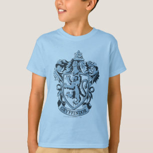 Harry Potter   Gryffindor Crest Blue T-Shirt