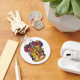 Harry Potter | Gryffindor Crest Gold and Red Keychain