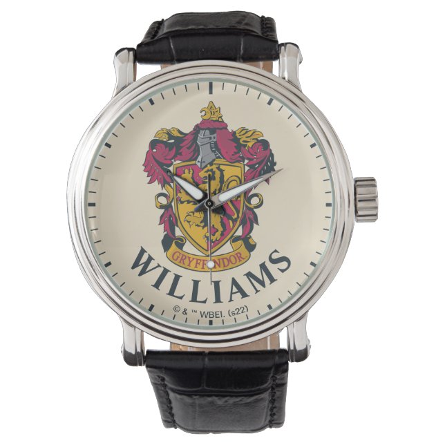 Harry Potter | Gryffindor Crest Gold and Red Watch (Front)