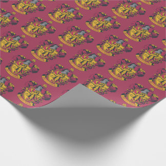 Harry Potter | Gryffindor Crest Gold and Red Wrapping Paper