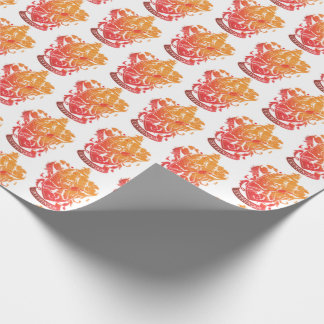 Harry Potter | Gryffindor Crest - Splattered Wrapping Paper