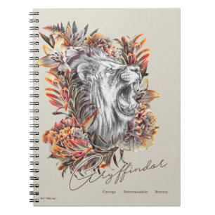 HARRY POTTER™ GRYFFINDOR™  Floral Graphic Notebook