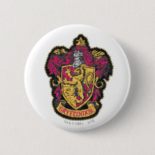Harry Potter Gryffindor House Crest 2 Inch Round Button