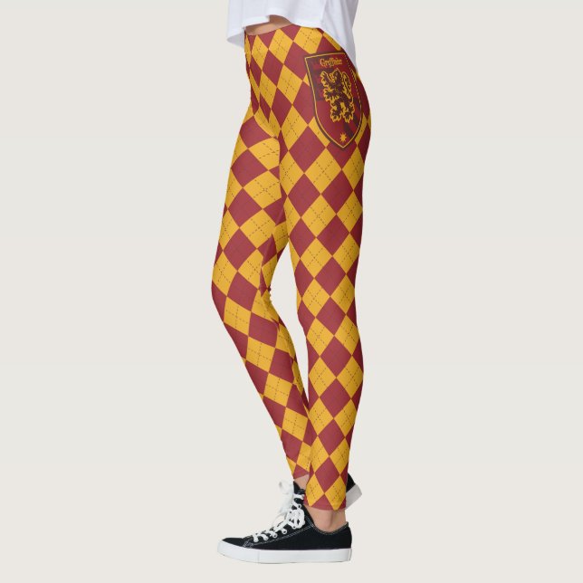 Harry Potter | Gryffindor House Pride Crest Leggings (Left)