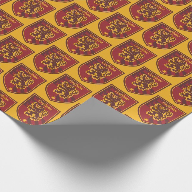 Harry Potter | Gryffindor House Pride Crest Wrapping Paper (Corner)