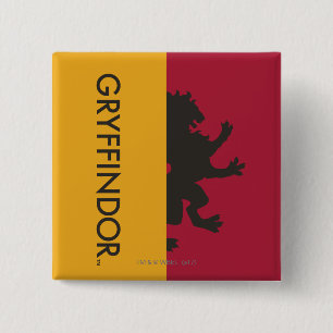 Harry Potter Gryffindor House Pride Graphic 2 Inch Square Button