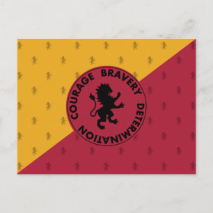 Harry Potter   GRYFFINDOR™ House Traits Graphic Postcard