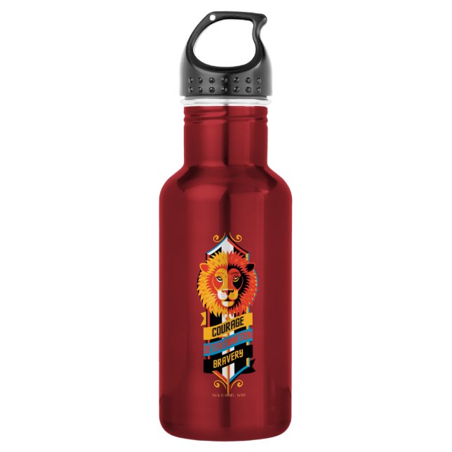 Harry Potter | GRYFFINDOR™ House Traits Sigil 532 Ml Water Bottle (Front)