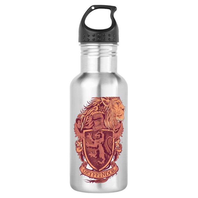 Harry Potter | Gryffindor Lion Crest 710 Ml Water Bottle (Front)